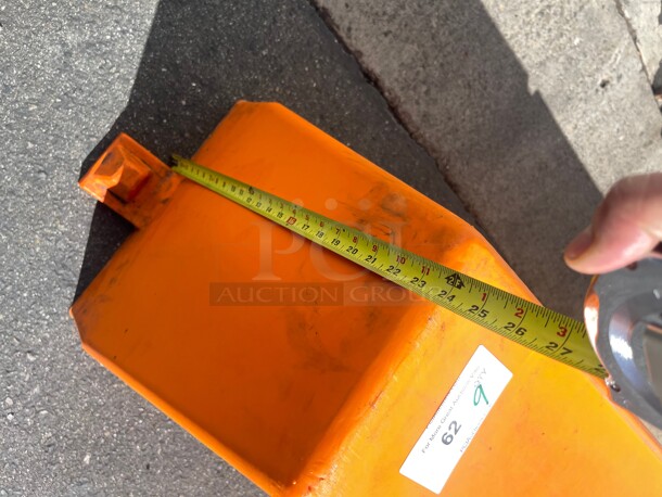 Clean! Commercial Traffic Barrier - 60 x 16 x 24 inch Great for Blocking Parking lot - Image 8 of 9
