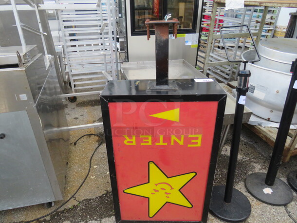 One Electric Sign. 24X10X50 - Image 1 of 2