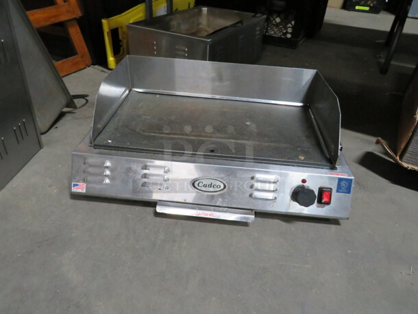 One WORKING  Cadco Electric Griddle. Model# CG-10. 1400 Watt. 120 Volt. 24X16X9. $418.69