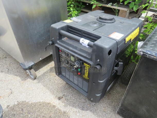 One Powerhouse Generator With Key. #DH4000R. - Image 3 of 4