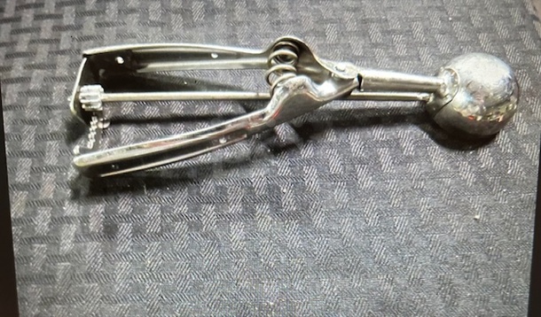 One Stainless Steel Disher. - Image 1 of 1