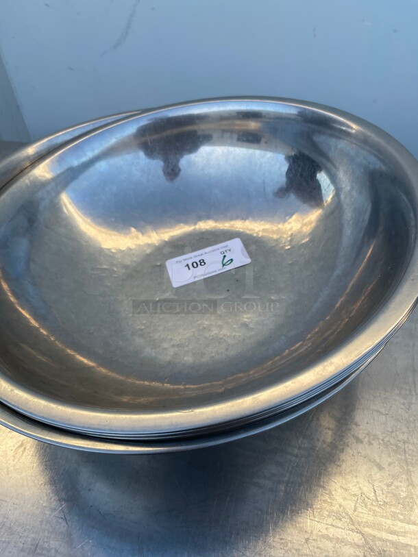 Clean! Choice 5 Qt. Standard Stainless Steel Mixing Bowl NSF - Image 3 of 5
