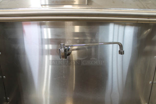 BRAND NEW! L&T Restaurant Equipment CP-101 Stainless Steel Commercial Natural Gas Powered Single Burner Wok Range. 100,000 BTU.  - Image 6 of 8
