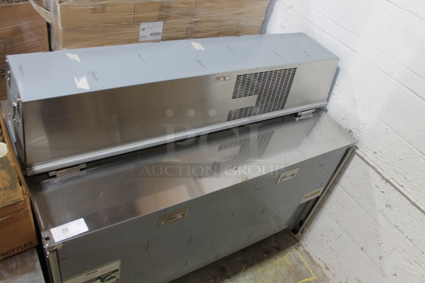 BRAND NEW! 2023 Traulsen RMC58S6 Stainless Steel Commercial 58" Single Sided School Milk Cooler on Commercial Casters. 115 Volts, 1 Phase. Tested and Working! - Image 3 of 9