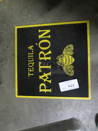 One Patron 17.5X17.5 Bar Mat.