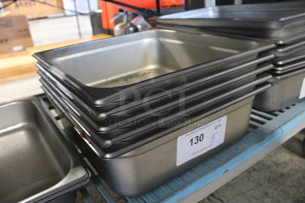 5 Stainless Steel Drop In Bins. 13x14x4. 5 Times Your Bid! - Image 3 of 3