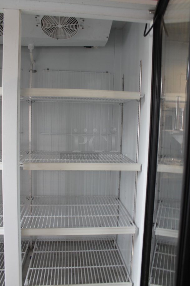 Master-Bilt MBGFP48-HG Metal Commercial 2 Door Reach In Freezer Merchandiser w/ Poly Coated Racks. 115/208-230 Volts, 1 Phase. - Image 3 of 6