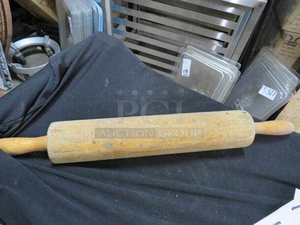 One 24 Inch Wooden Rolling Pin.