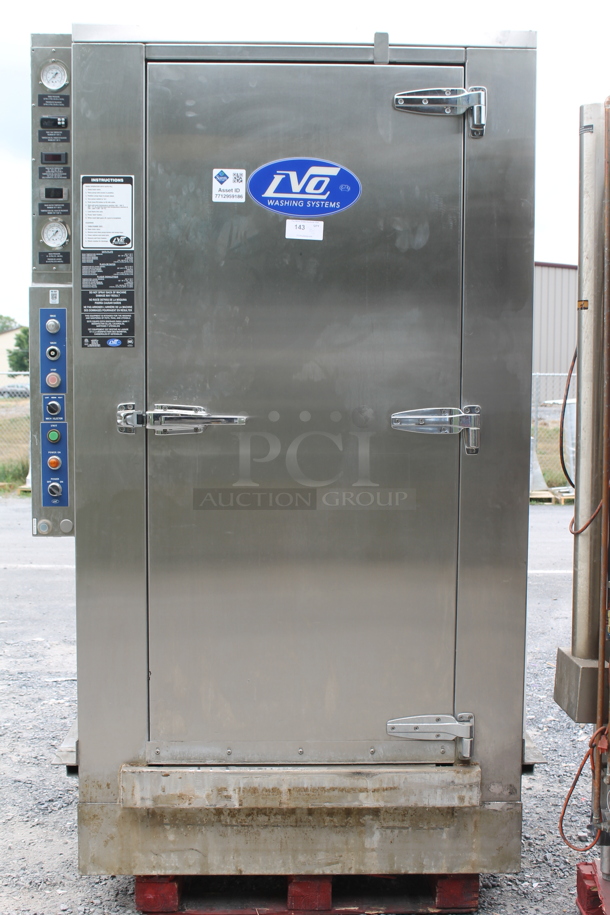 LVO Stainless Steel Commercial Floor Style Pot and Pan Washer. 480 Volts, 3 Phase. - Image 1 of 7