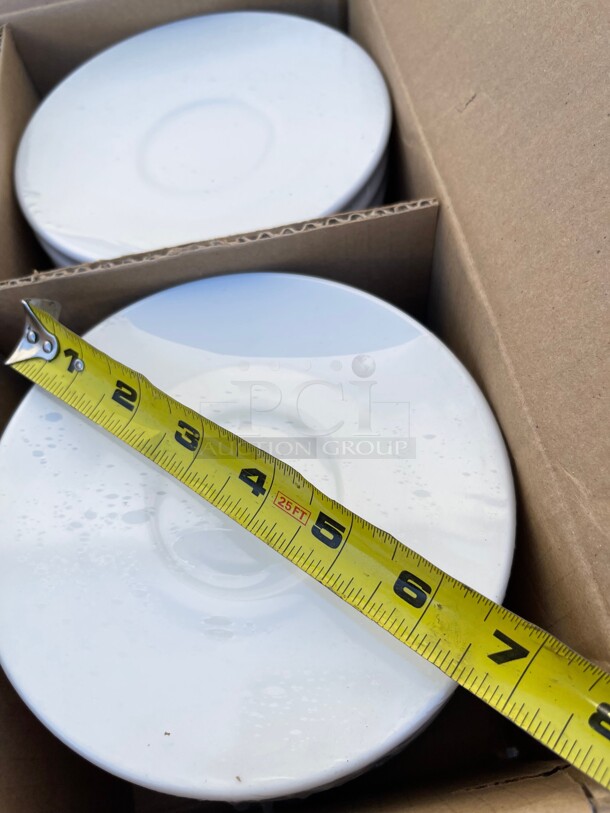 New! Barista Med Saucer 6 3/8 Inch NSF Qt of 9 each  - Image 5 of 5