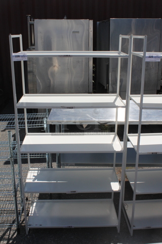 Metal 5 Tier Shelving Unit.
