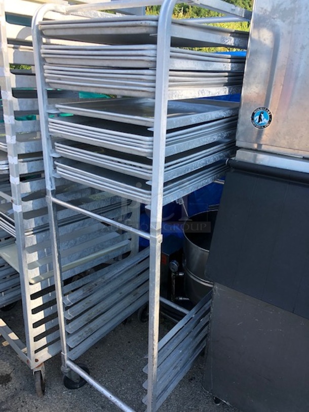 One Speed Rack On Casters. 20X26X63 SPEED RACK ONLY! NO PANS INCLUDED!