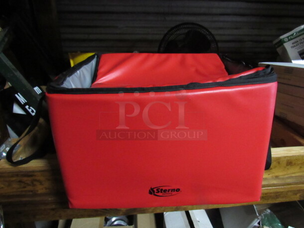 One XL Sterno Insulated Delivery Bag. Looks NEW! 19X19X12