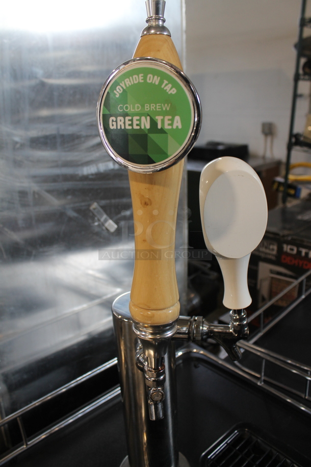 EdgeStar BR3001BL Metal Direct Draw Kegerator w/ Beer Tower, 2 Handles and Nitrogen Tank. 115 Volts, 1 Phase. Tested and Working! - Image 3 of 6