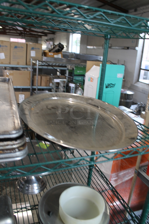 ALL ONE MONEY! Lot of 2 Tiers Worth of Various Items Including Metal Baking Pans, Stainless Steel Drop In Bins and Cleaners! - Image 4 of 8