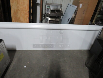 One White Wooden Bar Table Top. 100X28