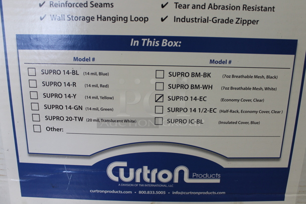BRAND NEW IN BOX! Curtron Pan Transport Rack Cover - Image 2 of 3