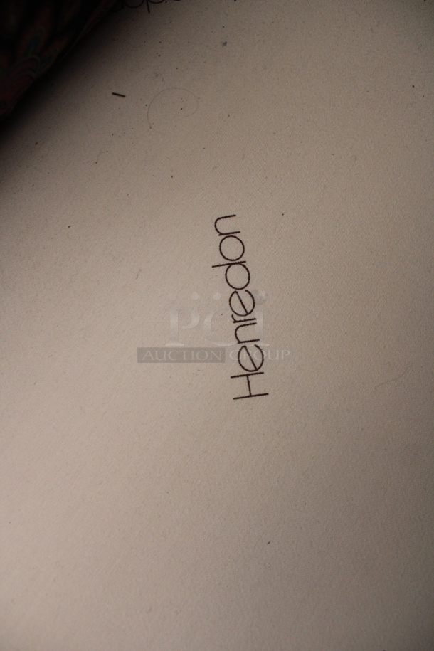 SHOW ROOM QUALITY! Henredon Paisley Patterned 2 Cushion Couch w/ 2 Pillows. - Image 8 of 9