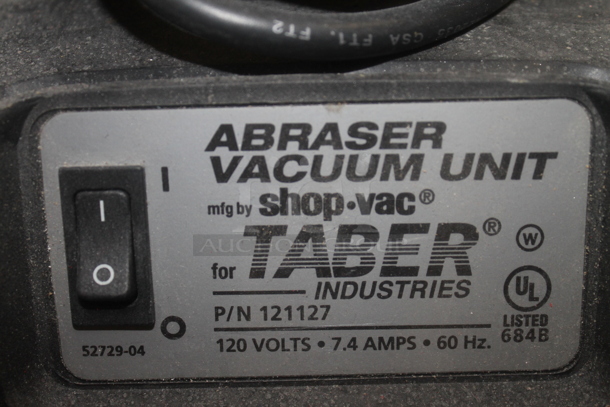 Shop Vac Abraser Portable Wet Dry Vacuum Cleaner. 120 Volts, 1 Phase.  - Image 4 of 4