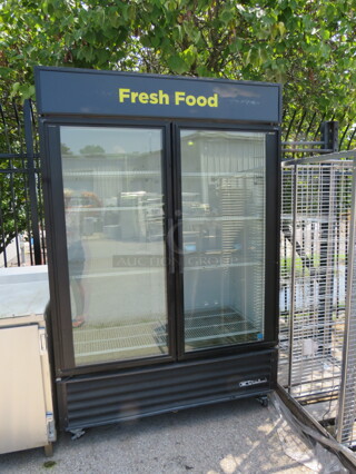 One True 2 Door Glass Display Cooler With 8 Racks, On Casters. Model# GDM-49. 115 Volt. 49X30X82. $4438.00.