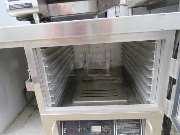 One Servolift Heated Holding Warmer On Casters. Model#1200.  - Image 2 of 2