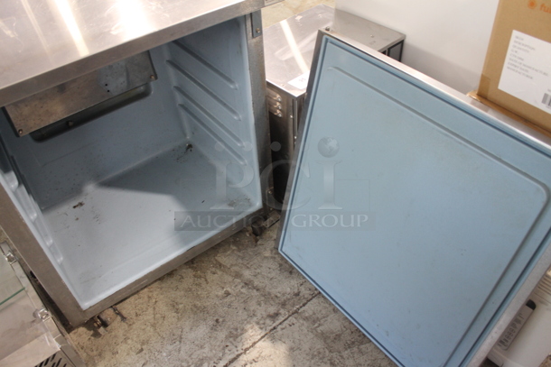 2014 Delfield 406-STAR-CCT Stainless Steel Commercial Single Door Undercounter Cooler on Commercial Casters. Door Needs To Be Reattached. 115 Volts, 1 Phase. Tested and Working! - Image 5 of 8