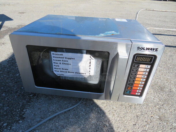 One Solwave Microwave. 20X14X12