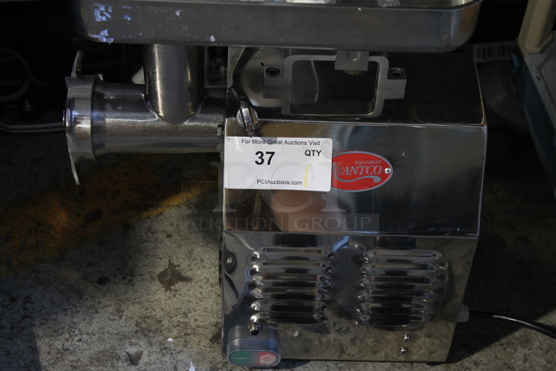 BRAND NEW SCRATCH AND DENT! Avantco MG12 Stainless Steel Commercial Countertop Meat Grinder. 110 Volts, 1 Phase. Tested and Working! - Image 3 of 5