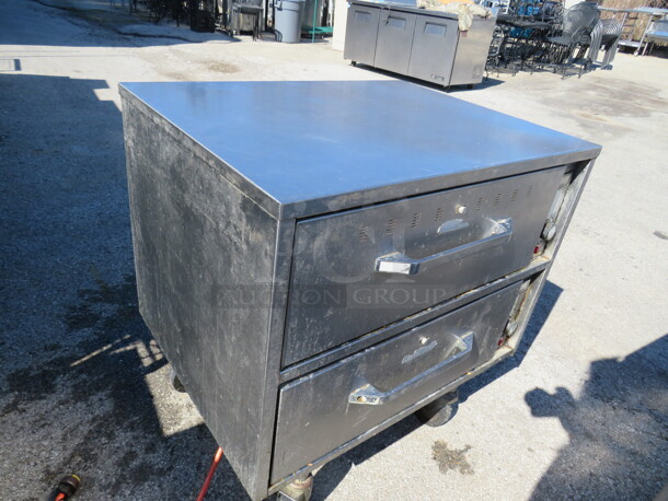 One Hatco 2 Drawer Food Warmer. Model# HDW. 120 Volt.  - Image 2 of 2