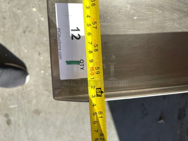 Clean! Commercial Heavy Duty Stainless Steel 60 inch Equipment Stand NSF Great For Any Grill Burner or Griddle  - Image 8 of 10