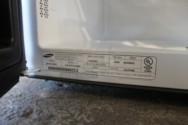 2014 Samsung Metal Microwave Oven. 120 Volts, 1 Phase. - Image 4 of 6