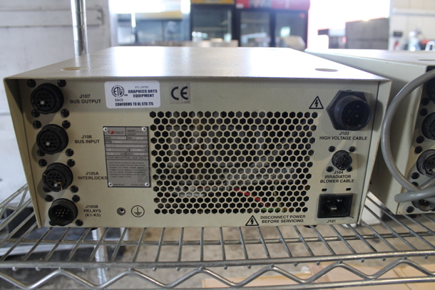 Fusion UV P300MT Metal Countertop Power Supply. 200/208/220/240 Volts, 1 Phase. - Image 2 of 2