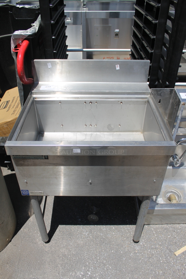 La Crosse 1500 Stainless Steel Commercial Ice Bin.