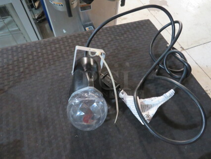 One Pendant Light With Bracket. 120 Volt. 
