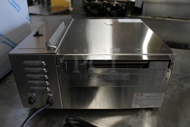 BRAND NEW SCRATCH AND DENT! Avantco 177QS1800SS Stainless Steel Commercial Countertop Electric Powered Quick Shot Portion Steamer. 120 Volts, 1 Phase. Tested and Working! - Image 4 of 5