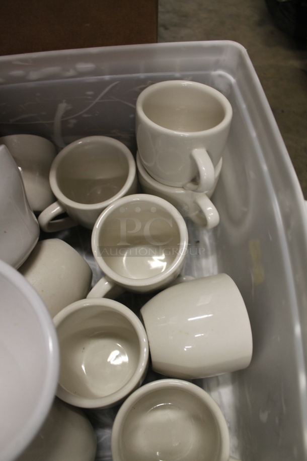 ALL ONE MONEY! Lot of 2 Boxes of Various Items Including White Bowls and Mugs - Image 3 of 5