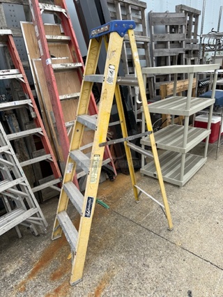One 6 Foot Louisville Ladder.