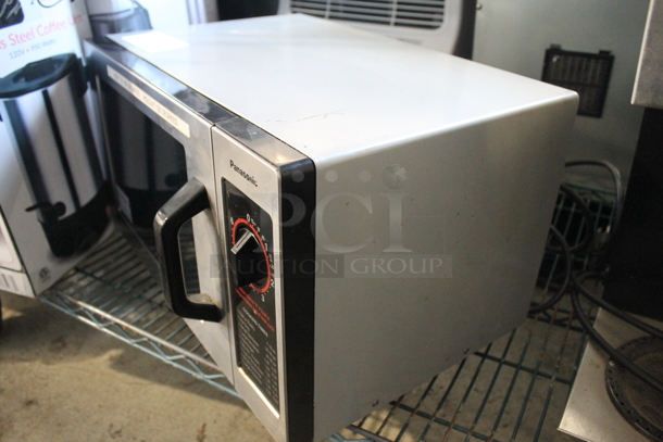 2011 Panasonic NE-1024F Stainless Steel Commercial Countertop Microwave Oven. 120 Volts, 1 Phase.  - Image 5 of 8