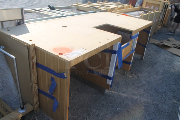 BRAND NEW! Wood Pattern Counter Frame. - Image 2 of 6