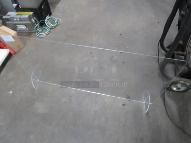 One Plexiglass Barrier. 48X24 - Image 1 of 2