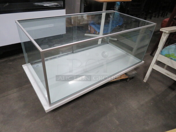One Counter Top Bakery Glass Display Case With 2 Sliding Doors. 49X25.5X19.5 - Image 1 of 2