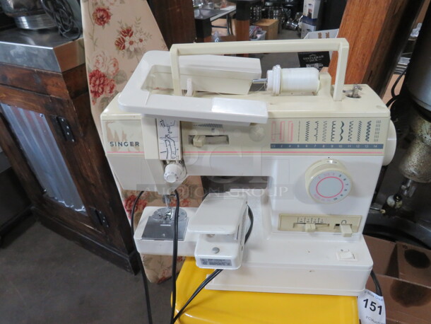 One Singer Sewing Machine. - Image 1 of 1