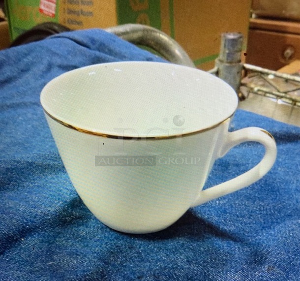 NEW Wittur Gold Rimmed China Cup. 10XBID - Image 1 of 3