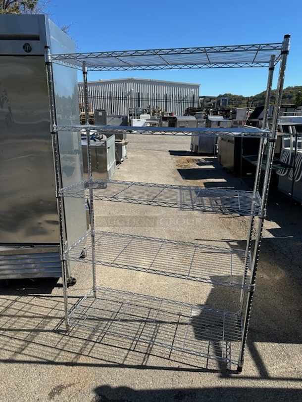 One Metro Shelf With 5 Shelves. 48X18X72 - Image 1 of 1