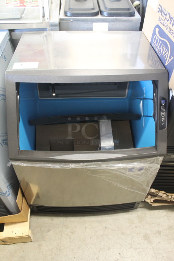 BRAND NEW SCRATCH AND DENT! 2023 Manitowoc UYF0140A-161B Commercial Stainless Steel Undercounter Electric Ice Maker. 115V, 1 Phase.   - Image 1 of 6