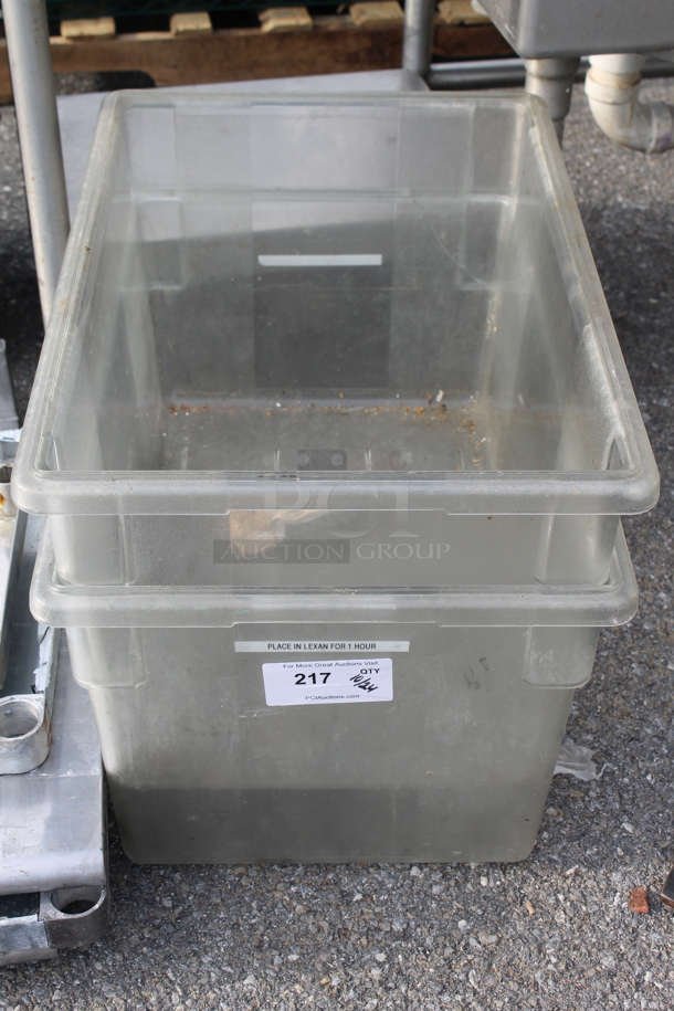 ALL ONE MONEY! Lot of 2 Poly Bins! - Image 1 of 2