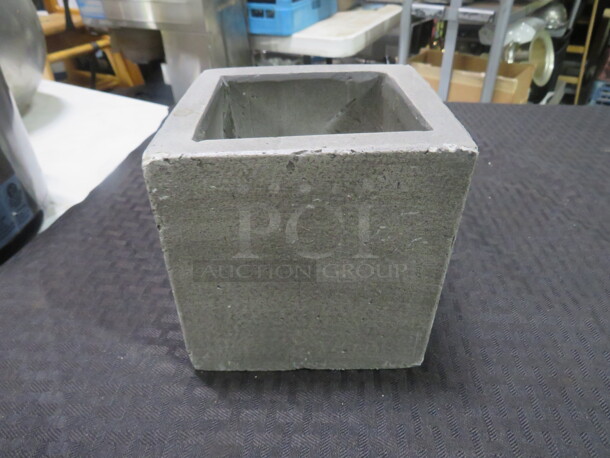 One 4.5X4.5X4.5 Heavy Planter. - Image 1 of 1