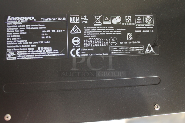Lenovo ThinkServer Computer Tower. - Image 5 of 5