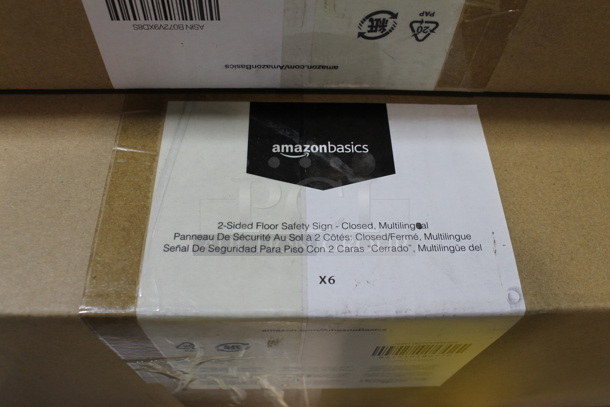 2 Boxes of 6 BRAND NEW! Yellow Closed Signs. 2 Times Your Bid! - Image 2 of 4