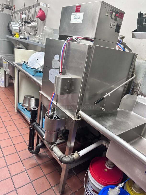 Working! ADS CMA Commercial Pass Through Upright Dishwasher 115 Volt NSF Tested and Working! - Image 4 of 9